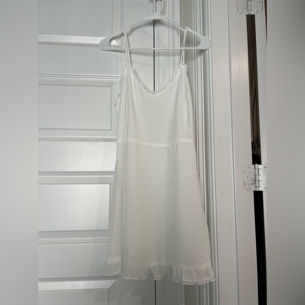 Superdown - Frill Cami White Dress